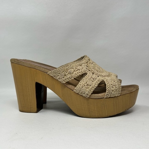 Sbicca Sylvan Dress Platform Sandals In Cream, Women’s Size EU 41 - Picture 3 of 12